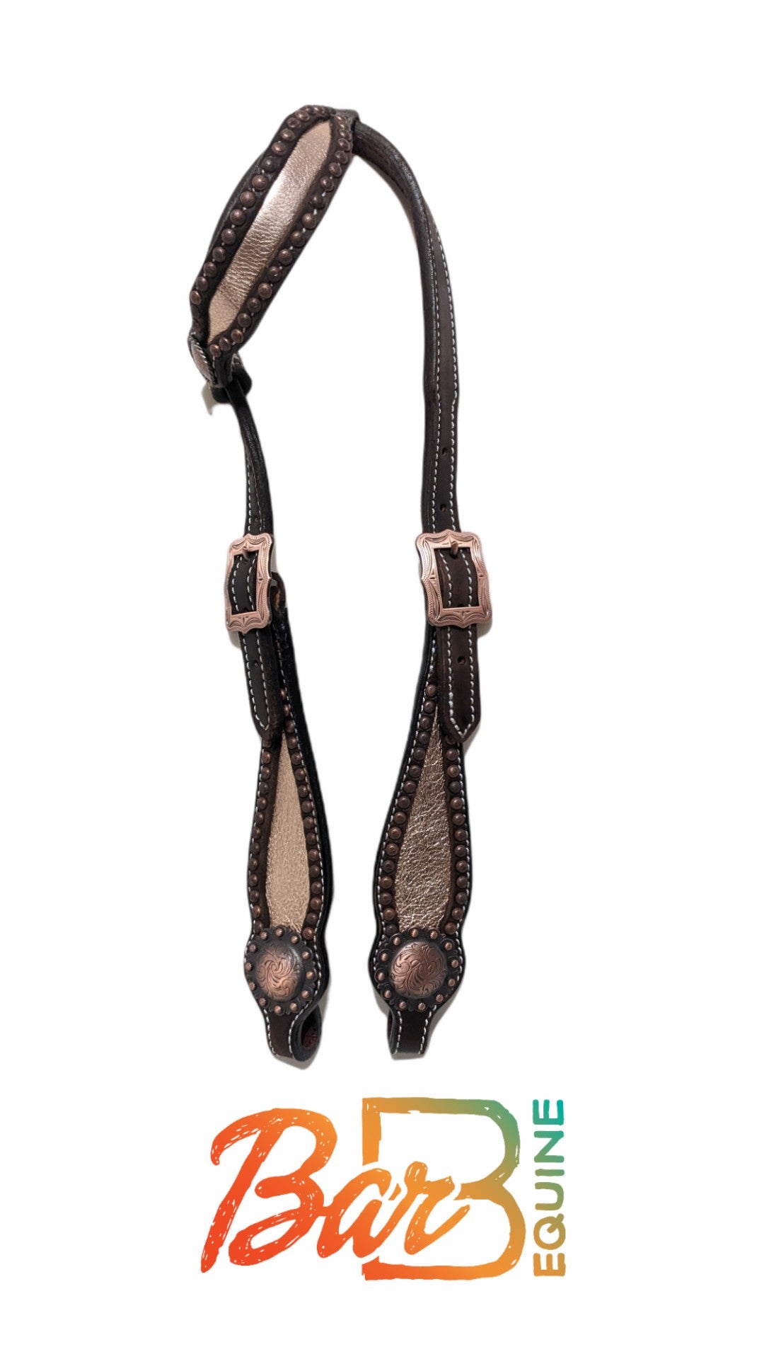 Rose Gold Inlay Headstall