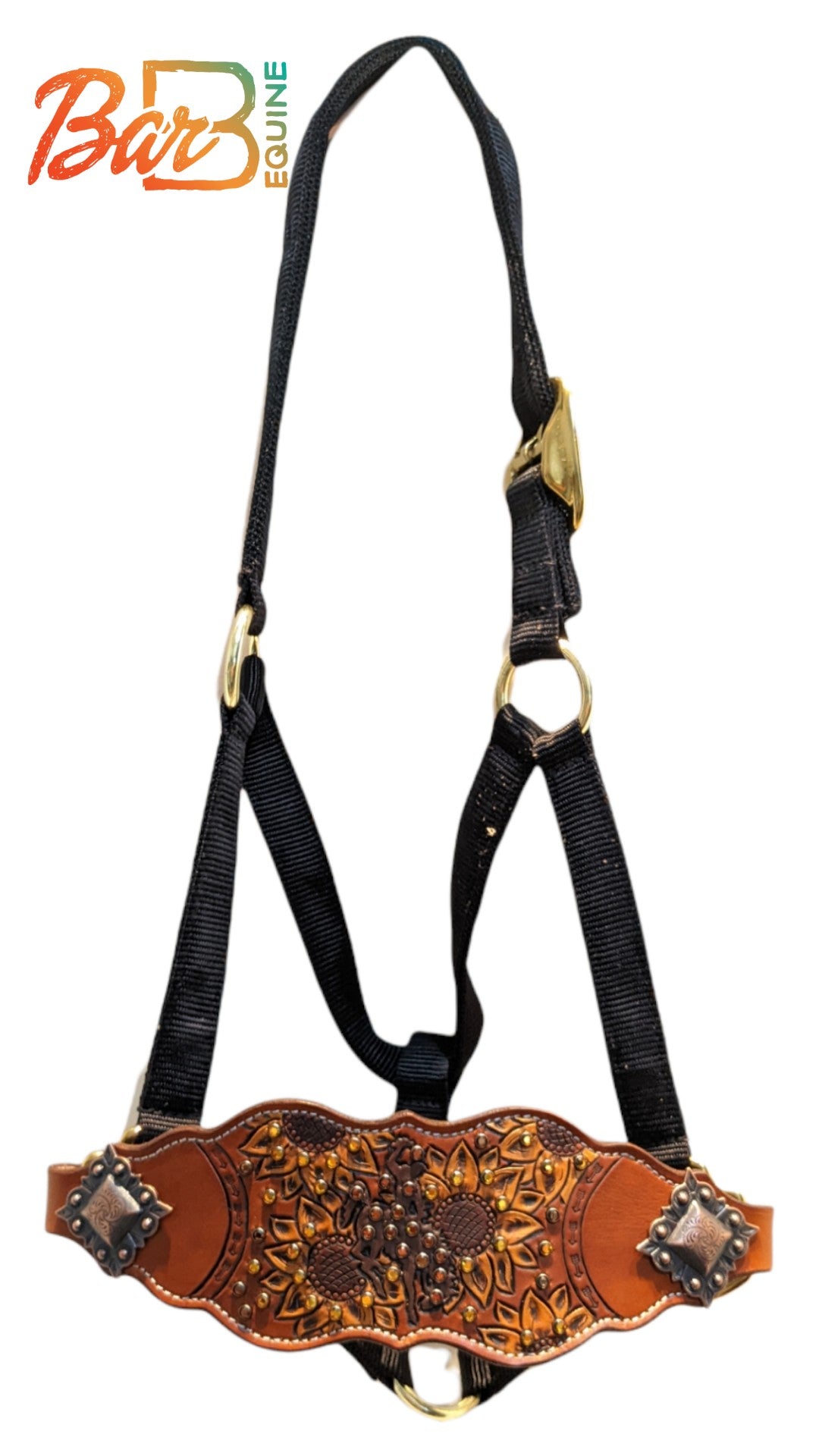 Sunflower Bucking Horse Bronc Halter