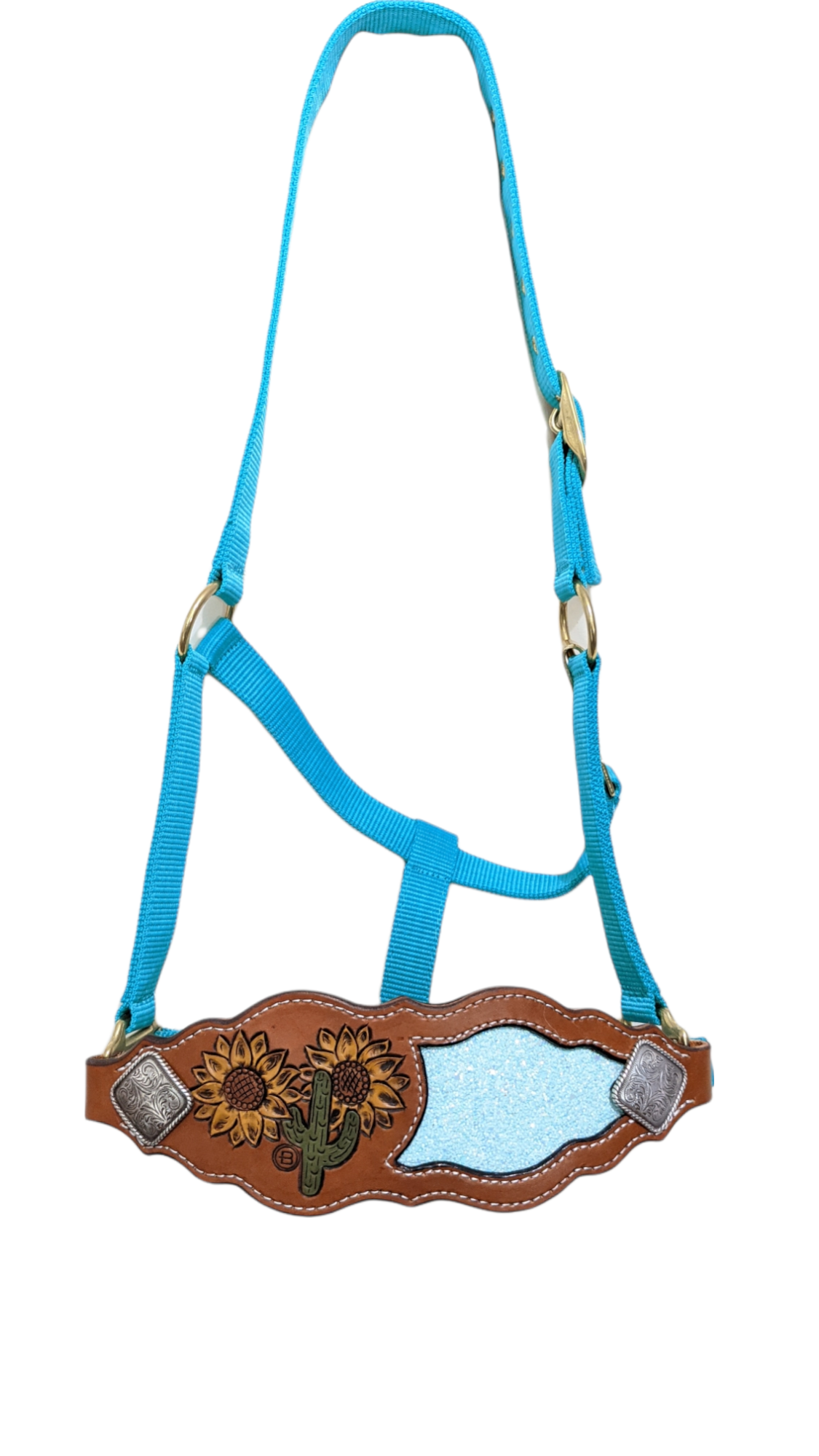 Sunflower and Cactus Bronc Halter