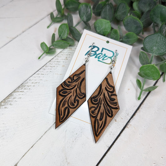 Tooled Earrings