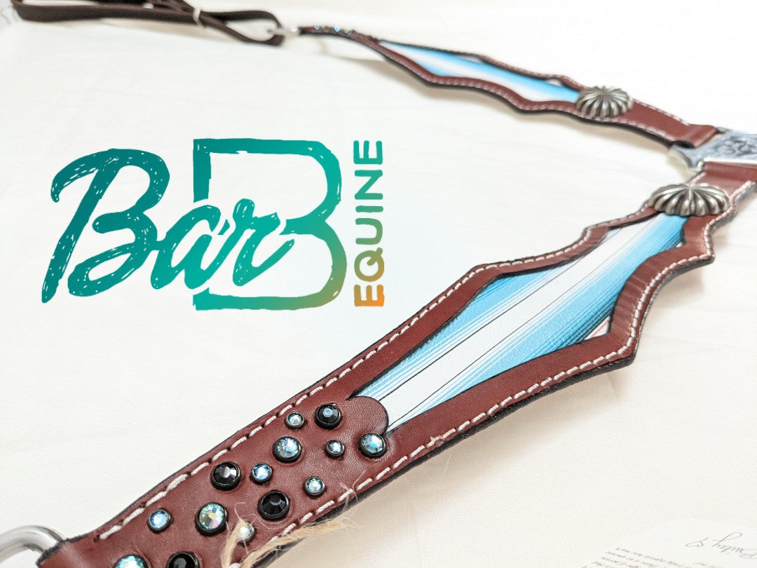 Turquoise Serape Breast Collar