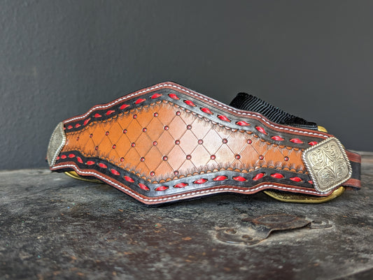 Classic Black & Red Bronc Halter