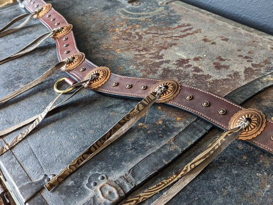 Bloodknot Fringe Narrow Tripping Collar