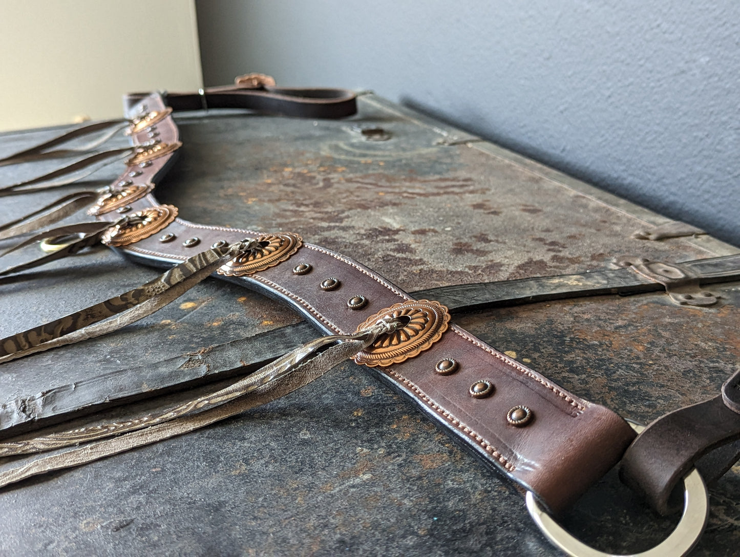 Bloodknot Fringe Narrow Tripping Collar