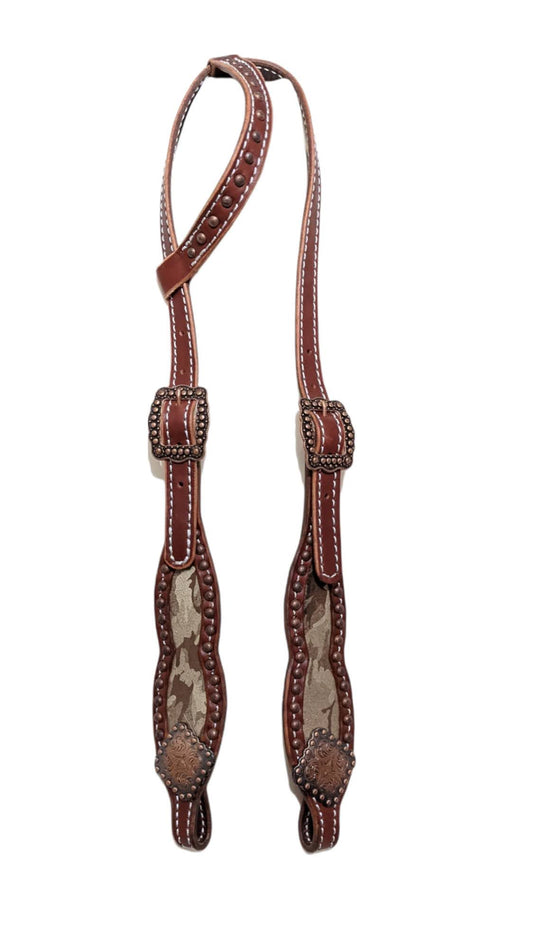 Golden Camo Headstall